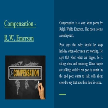 Compensation -  R.W. Emerson