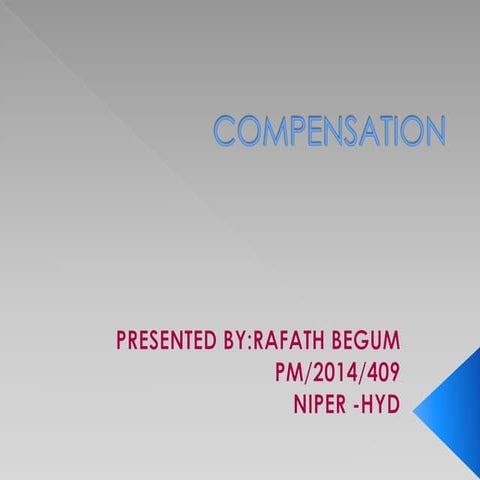 Compensation Management