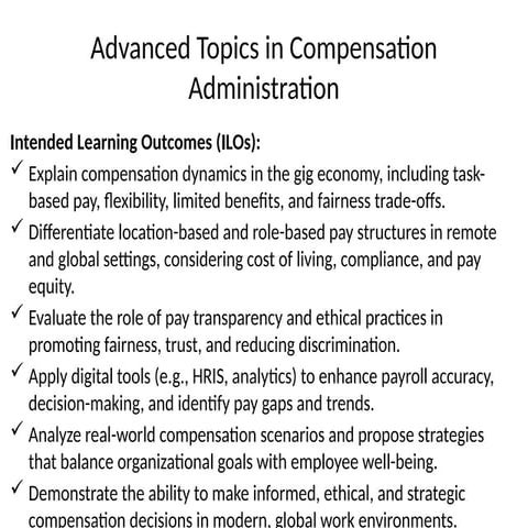 Compensation_Advanced_Topics2026_PROF.NORBERTO_PARANGA.pptx