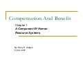 Compensation and benefit 2