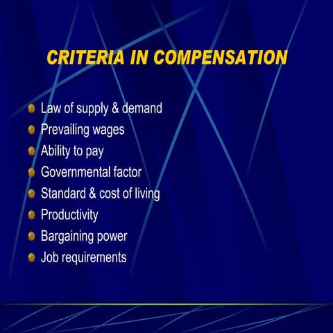 Compensation And Minimum Wages