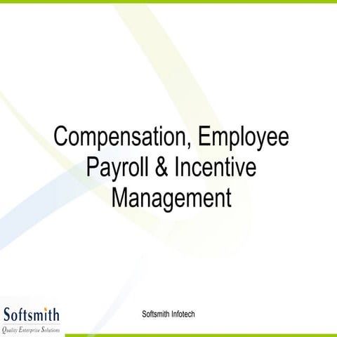 Compensation and payroll