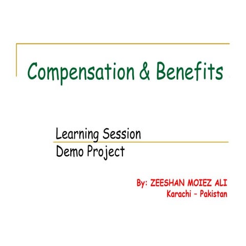 Compensation & benefits