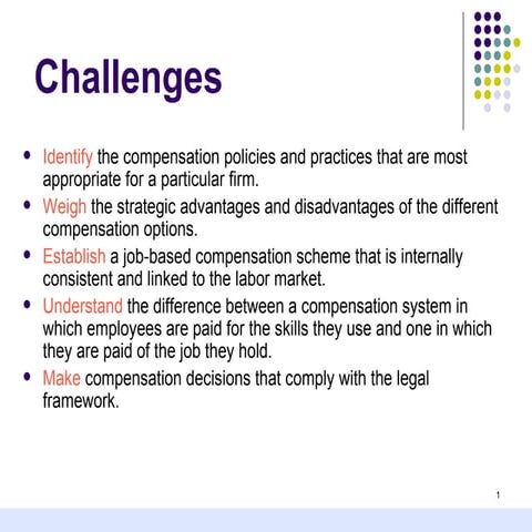 Compensation management