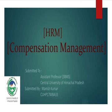 Compensation management 