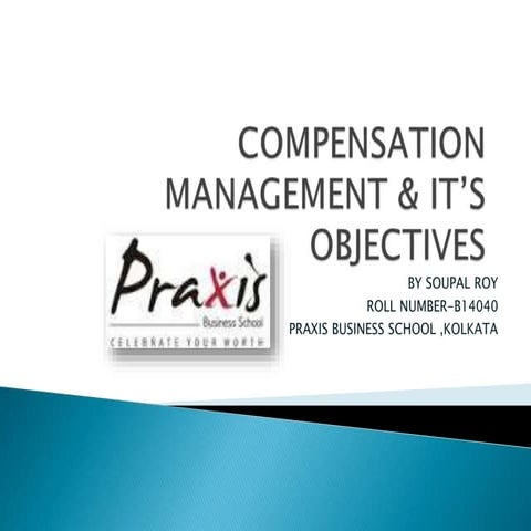 Compensation management & it’s objectives