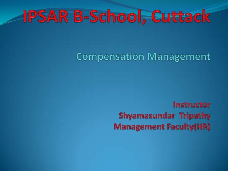 Pensation Ppt