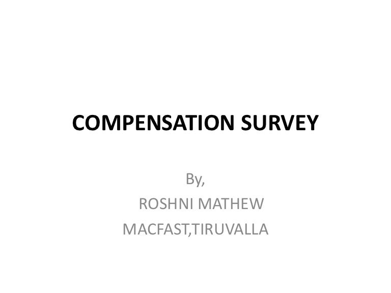 Compensation survey