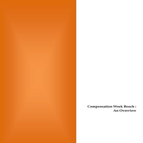 Compensation work bench_overview