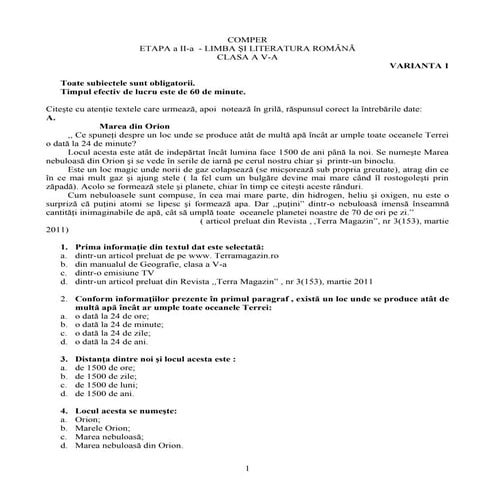 Comper, cls a 5 a, var 1