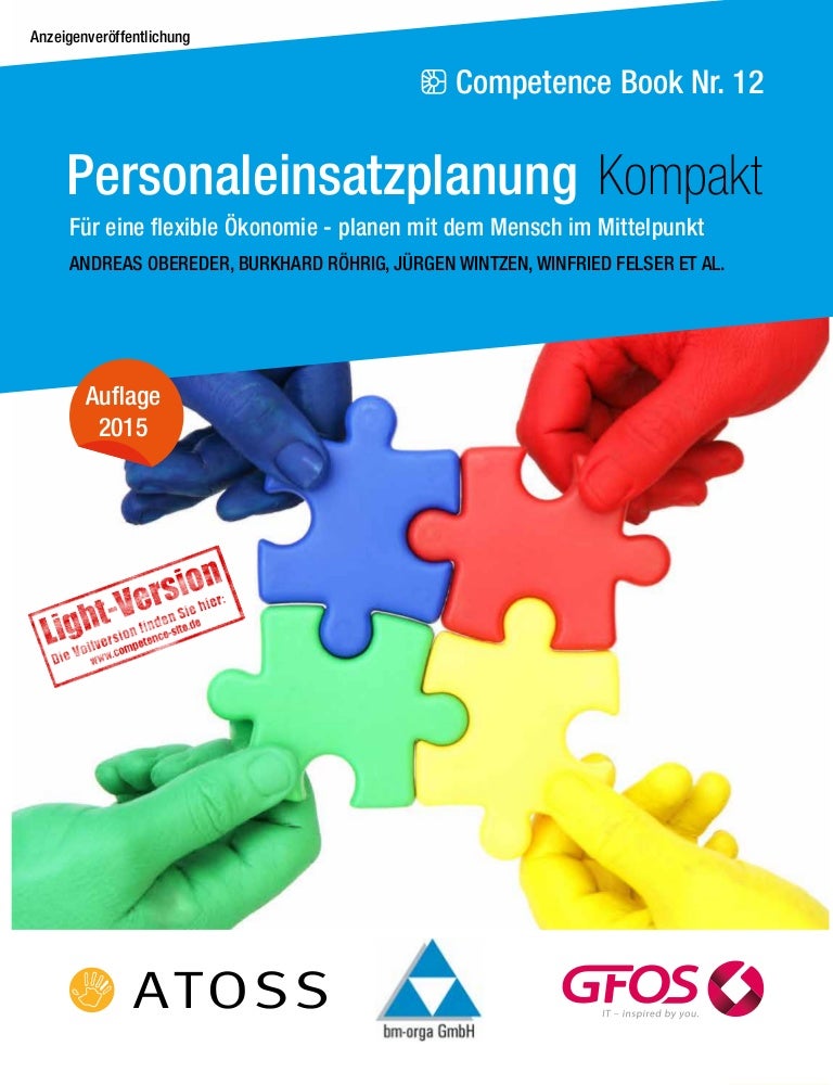 Competence Book Personaleinsatzplanung