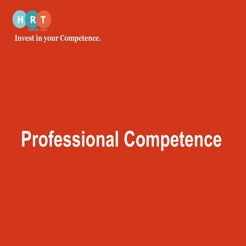 Professional competence