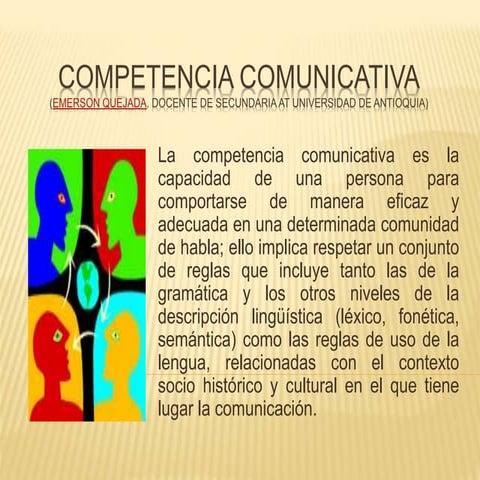 Competencia comunicativa