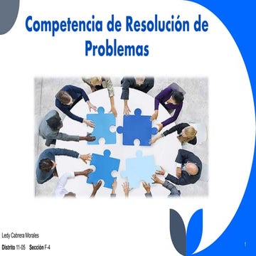 Competencia de resolución de problemas