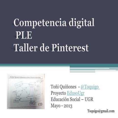 Competencia digital - PLE - Taller de Pinterest 