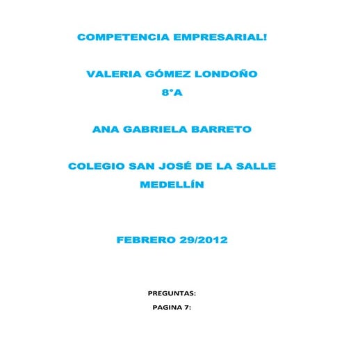 Competencia empresarial (2)