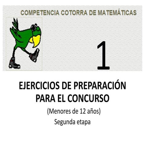 Competencia la cotorra