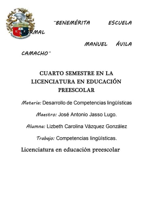 Competencia linguistica tb 5