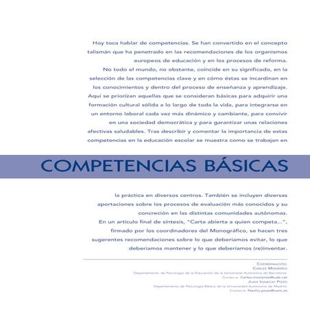 Competencias básicas Pozo