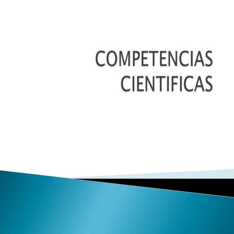 Competencias cientificas
