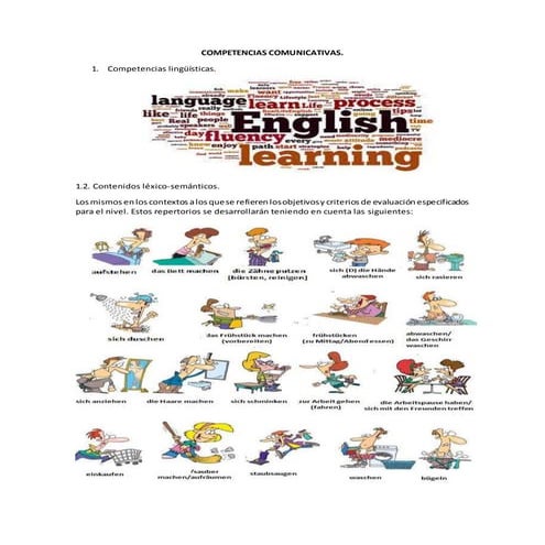 Competencias comunicativas english