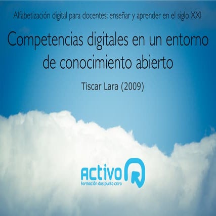 Competencias digitales por Tiscar Lara