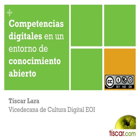 Competencias digitales - Tiscar Lara