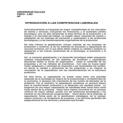 Competencias Laborales