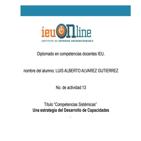 Competencias sistemicas