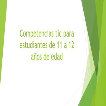 MAPA DE COMPETENCIAS TIC PARA ESTUDIANTES | PDF