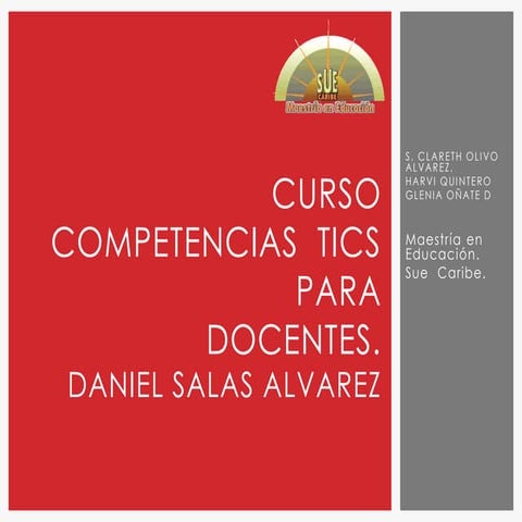 COMPETENCIAS TIC PARA DOCENTE