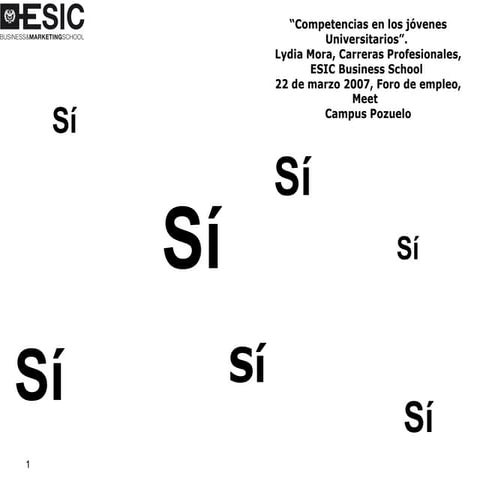 “Competencias en los jóvenes Universitarios”