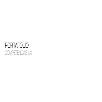 Portafolio ux