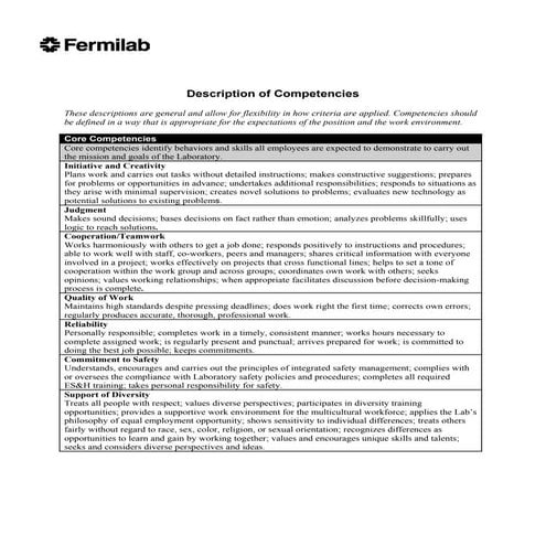 Competencies 04