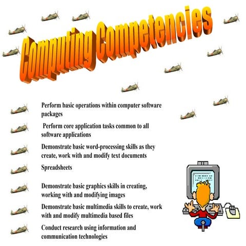 Competencies to do in class