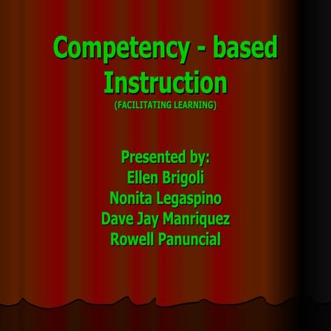 Competency - Based practice
