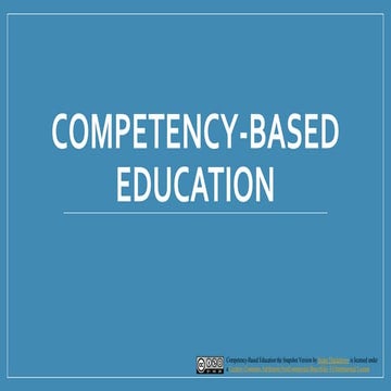 Competency based education 11-17-14