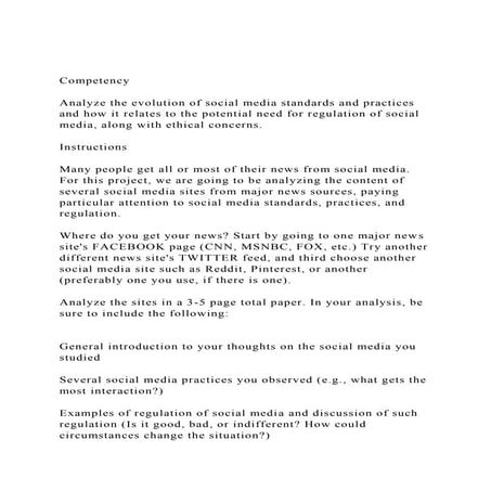 CompetencyAnalyze the evolution of social media standards an.docx