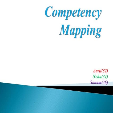 Competency mapping
