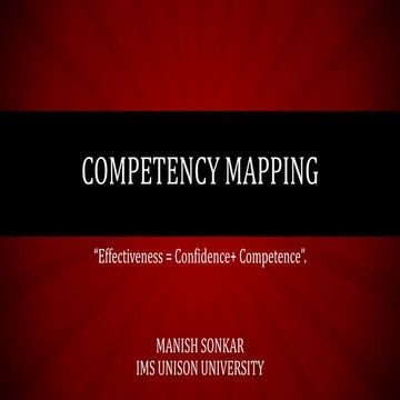 Competency mapping 