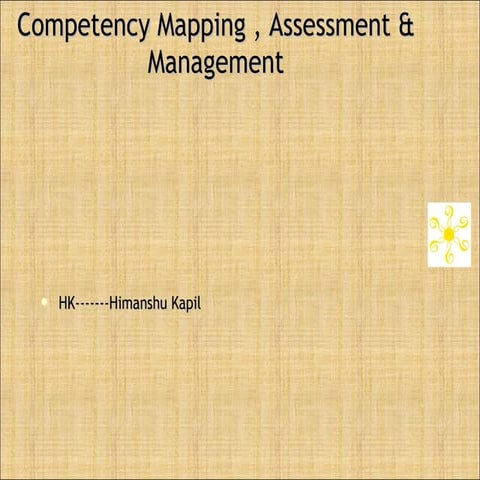 Competency Mapping
