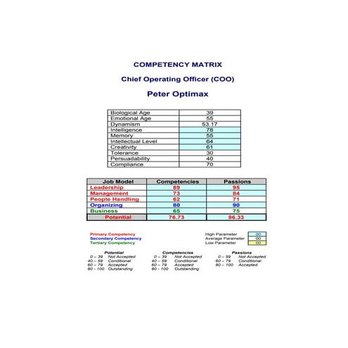 Competency matrix | PDF