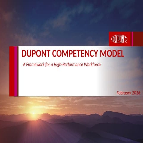 Competency Model Presentation  using the KornFerry Leadership Architect®