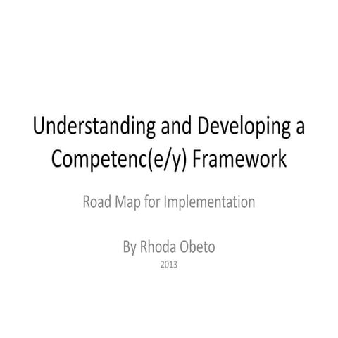 Understanding Competency Mapping