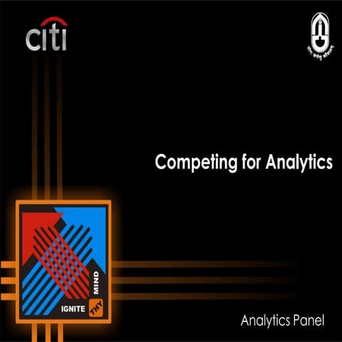Competing For Analytics