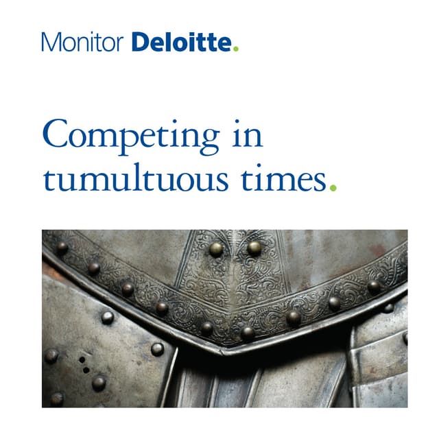 How to compete in tumultuous times and operate in complexity