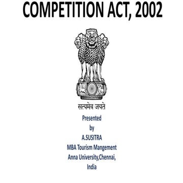 Competition act,2002