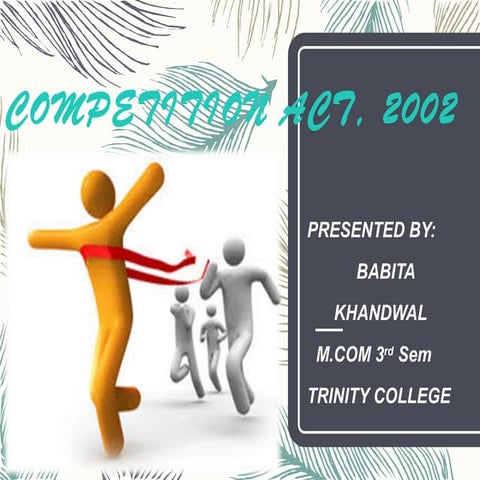Competition act 2002