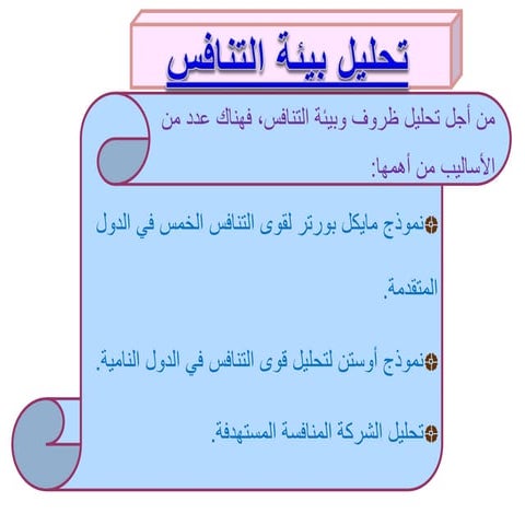 تحليل المنافسين