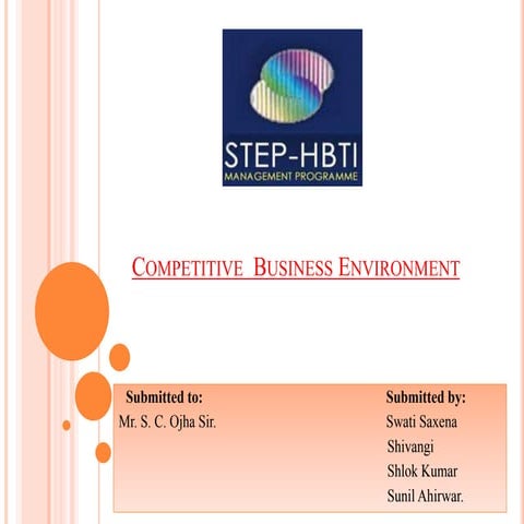 Competitive  business environment ppt 